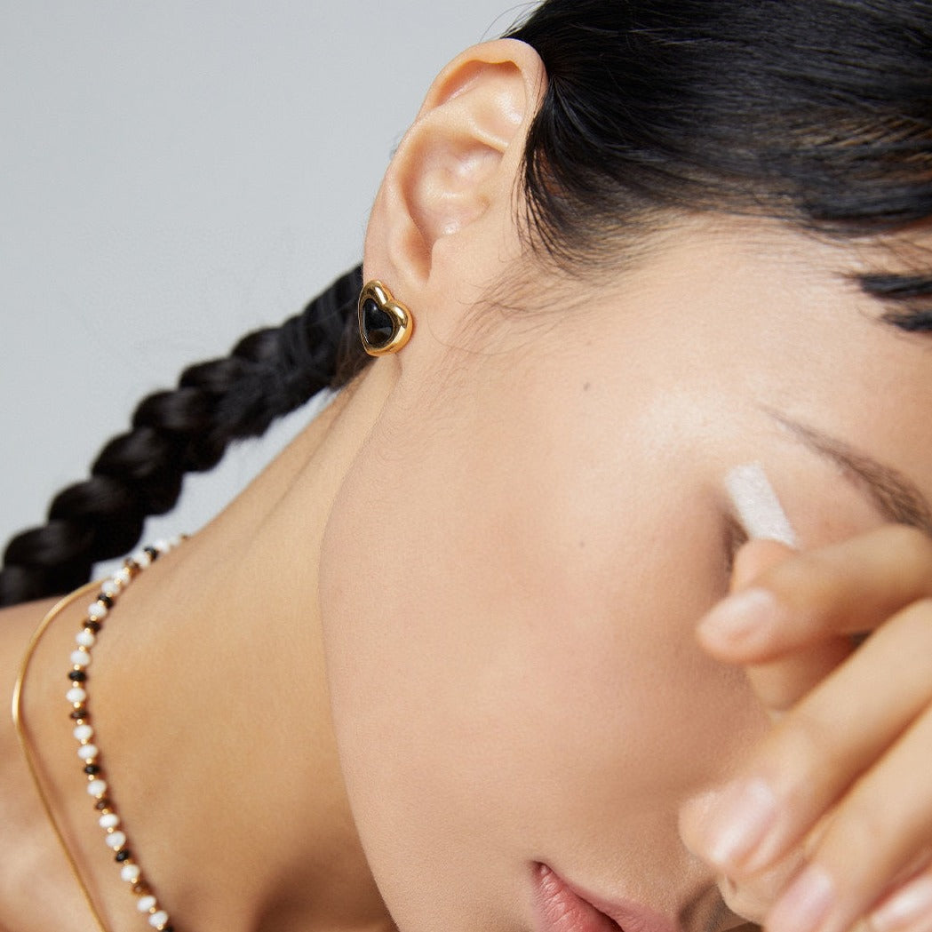 Sterling Silver Heart earring