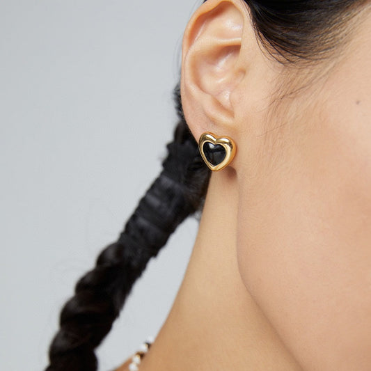 Sterling Silver Heart earring