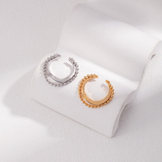 Sterling Silver Ring - double