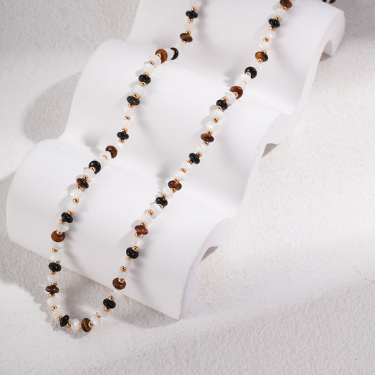 Sterling Silver Tiger's Eye Necklace