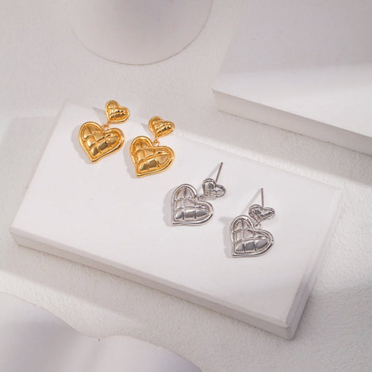 Sterling Silver Heart Earrings