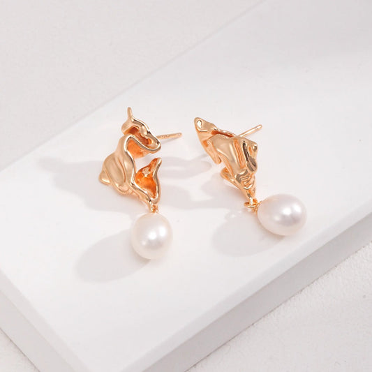 Natural Pearl Earrings